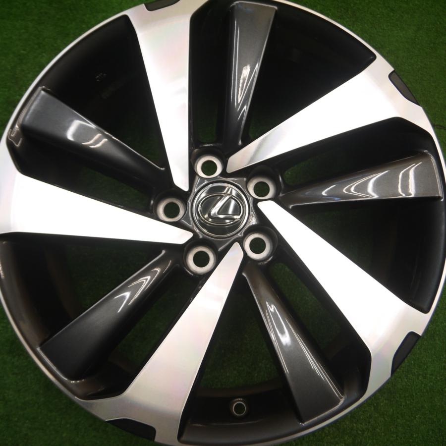 送料無料* キレイ☆レクサス 10系 NX バージョンL 純正 ホイール 18