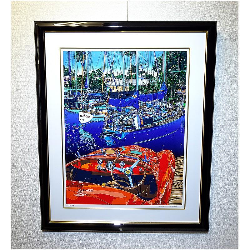 鈴木 英人【情熱に生きる】シルクスクリーン／直筆サイン入り／新品