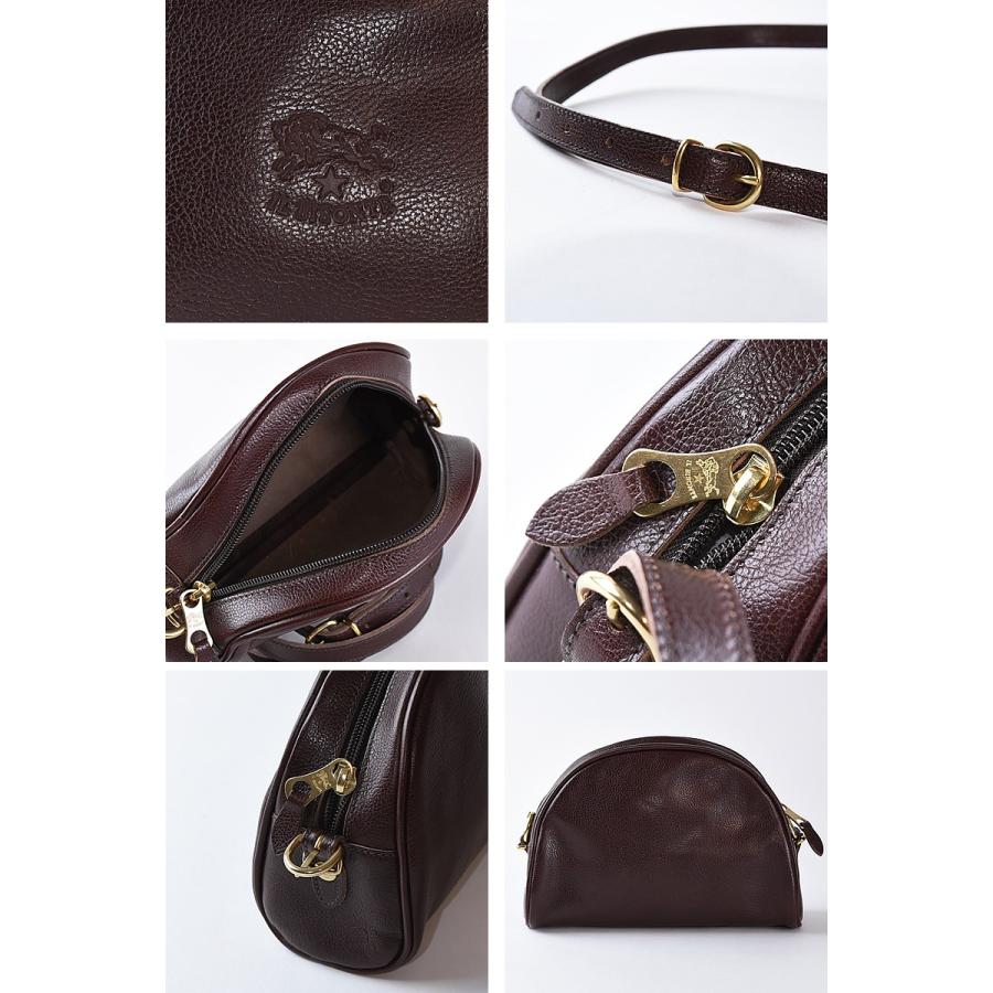 IL BISONTE（イルビゾンテ） IL BISONTE BIGロゴ レザー ショルダー