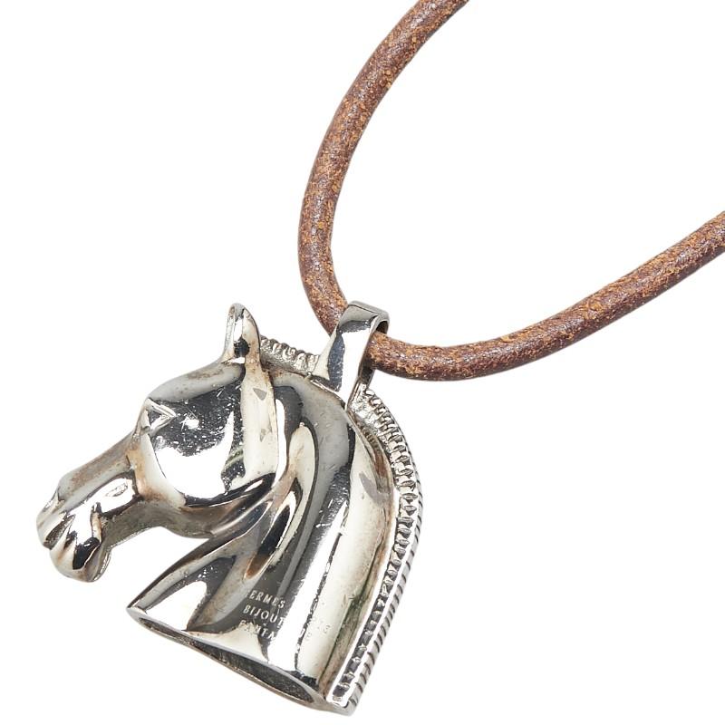 HERMES（エルメス） シュバル ホース 馬 ペンダントネックレス