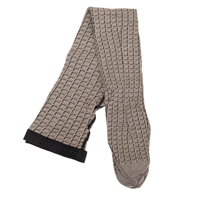 CHANEL（シャネル） ブロックチェック ココマーク ストッキング タイツ