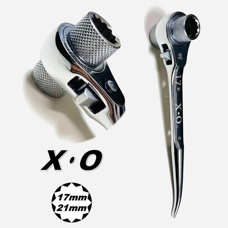 イチネンMTM XO ラチェットレンチ 17mm×21mm RX1 総磨き ローレット付