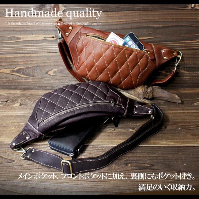 DAYSART（デイズアート） ボディバッグ レザー メンズ 本革 ウエスト