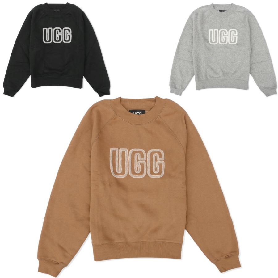 UGG（アグ） レディース ロゴクルーネック スウェットLOGO CREWNECK