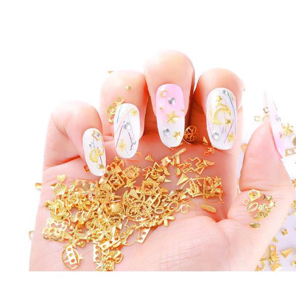 ネイルパーツ スタッズ デコパーツ メタルパーツ 大容量 ホイール