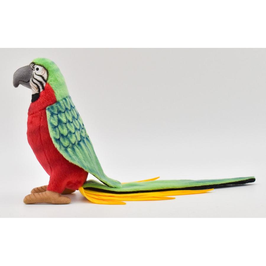 HANSA BH3326 オウム レッド おうむ とり トリ 赤色 鳥 ぬいぐるみ