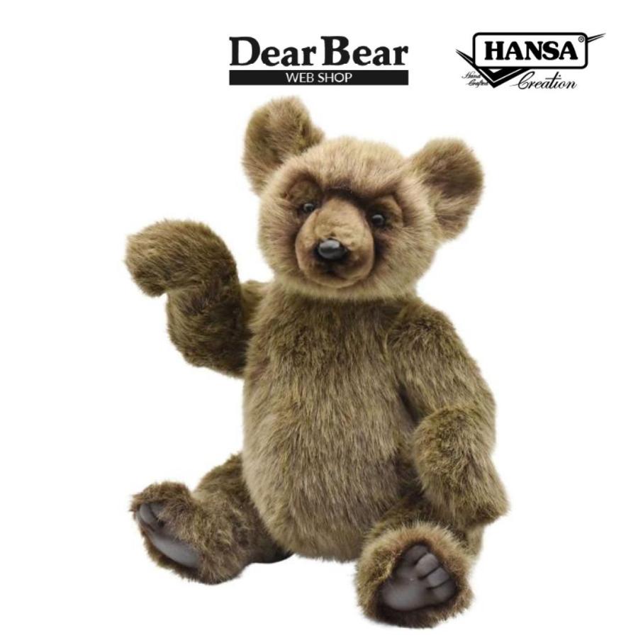 HANSA BH4471 シルバーベア しるばーべあ くま 熊 ぬいぐるみ リアル