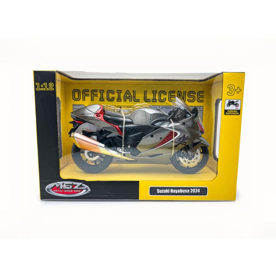 童友社（DOYUSHA） 1/12 Suzuki Hayabusa 2024 (グレー) 塗装済み完成