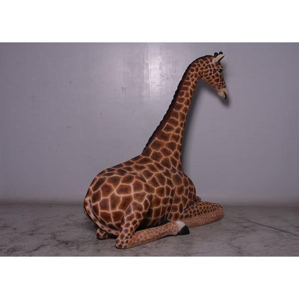 アニマルビッグフィギュアシリーズ【すわるキリン】（等身大フィギュア