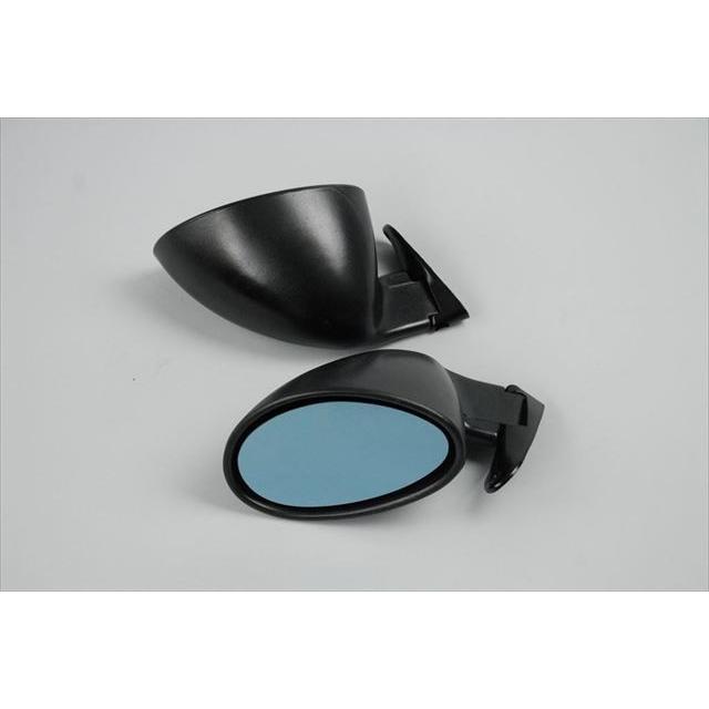 汎用ミラー ブルーレンズ 防眩 ビタローニタイプ F1 カリフォルニアン