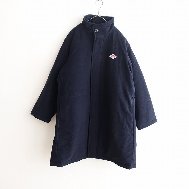 Danton（ダントン） *ウールナイロンハイネックコート*36ジャケット紺