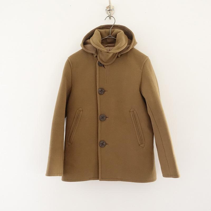 ORCIVAL（オーシバル） *フード付きメルトンシングルピーコート*0