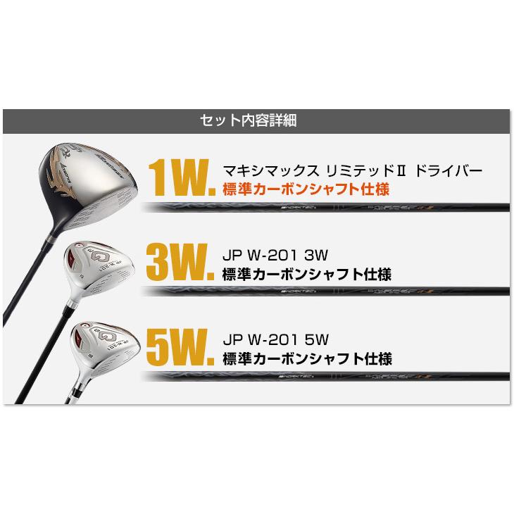 ワークスゴルフ ゴルフ クラブ 3本セット ドライバー フェアウェイ