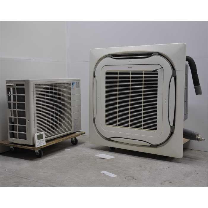 送料無料】 ダイキン 天カセエアコン 内機FHCP80BD 外機RZYP80CAT 中古