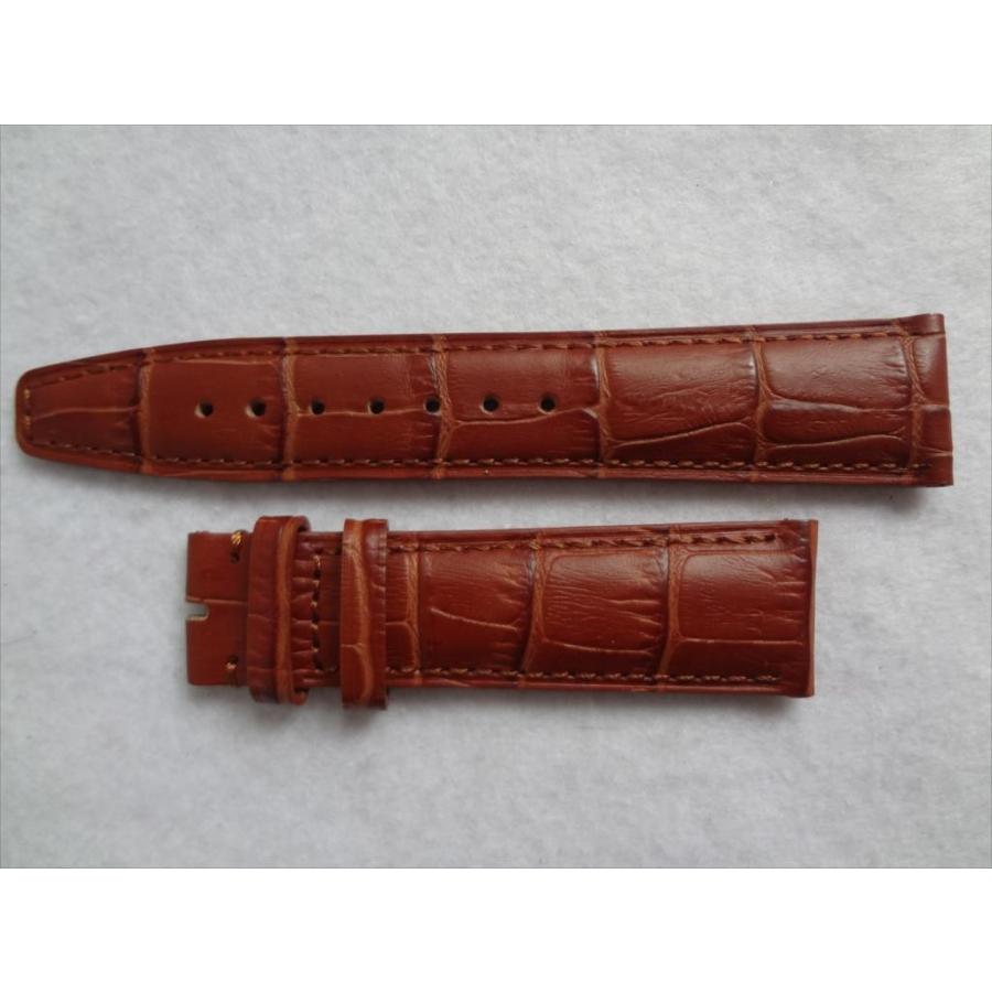 IWC ポルトギーゼ クロノグラフ用 レザーベルト 21mm TAN (茶色