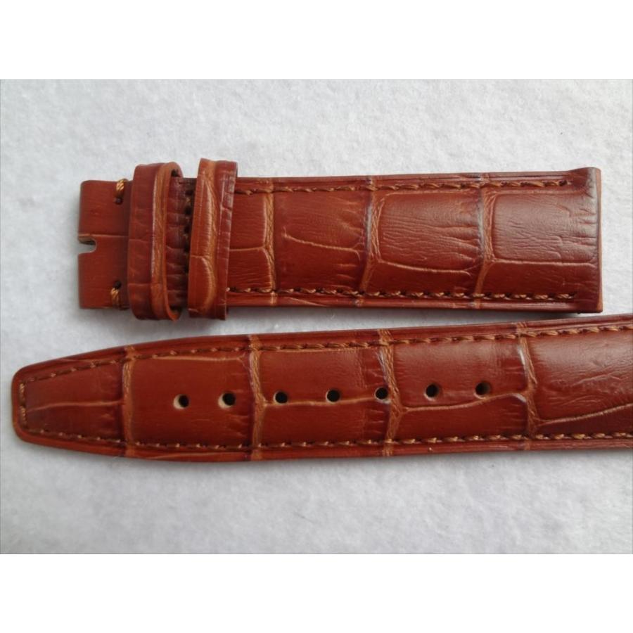 IWC ポルトギーゼ クロノグラフ用 レザーベルト 21mm TAN (茶色