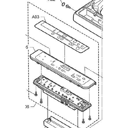 パナソニック 純正 洗濯機 NA-F6B1用 制御 基板 コントローラ(操作