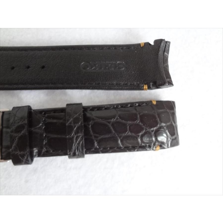 SEIKO 純正 ブライツ SAGA221 8B92-0AP0用 クロコダイル革バンド