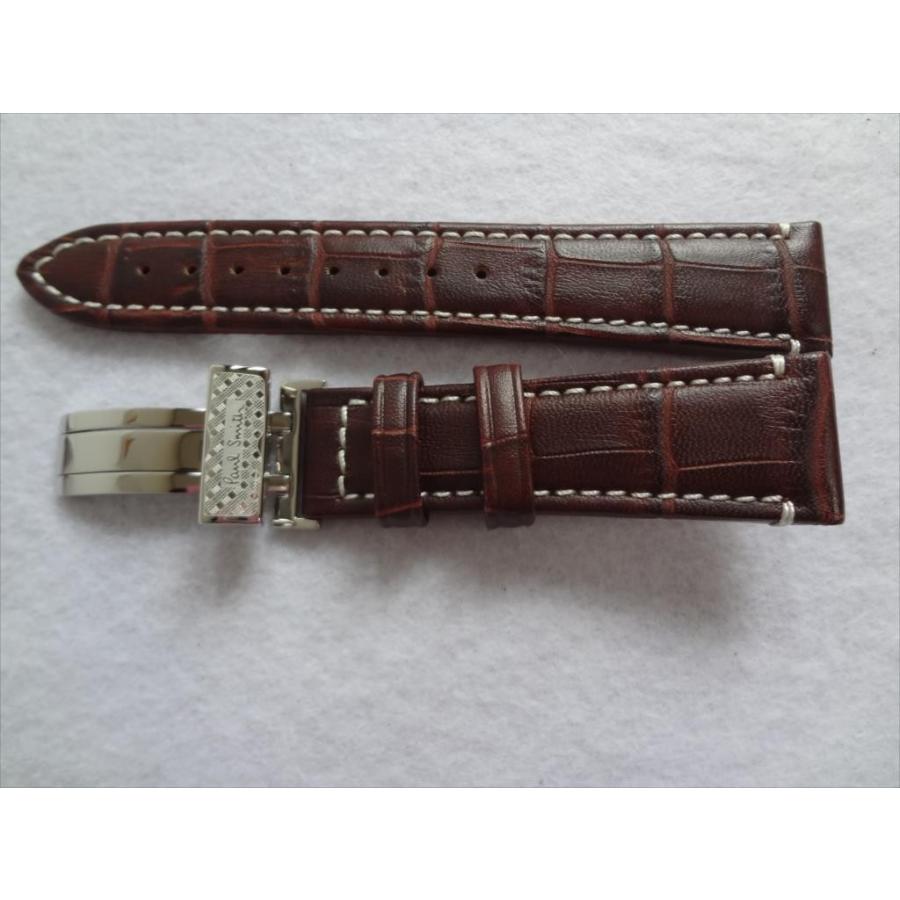 Citizen 純正 ベルト ポールスミス YA40-S066247 用 21mm 腕時計レザー