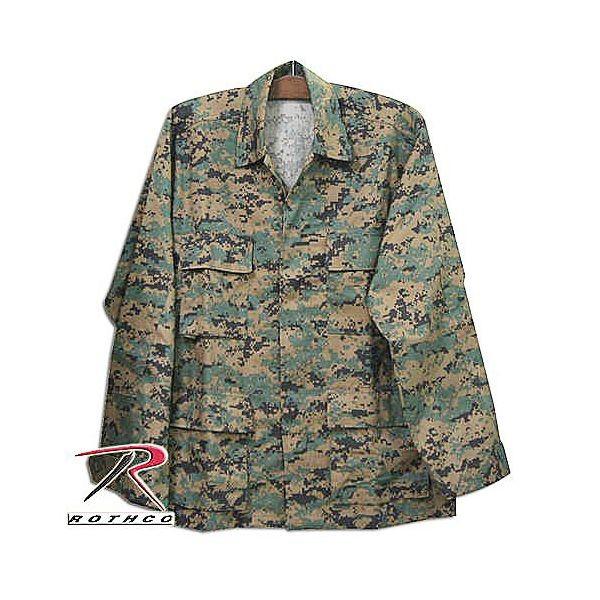 ROTHCO（ロスコ） 送料無料 迷彩B.D.U.ジャケット ウッドランド