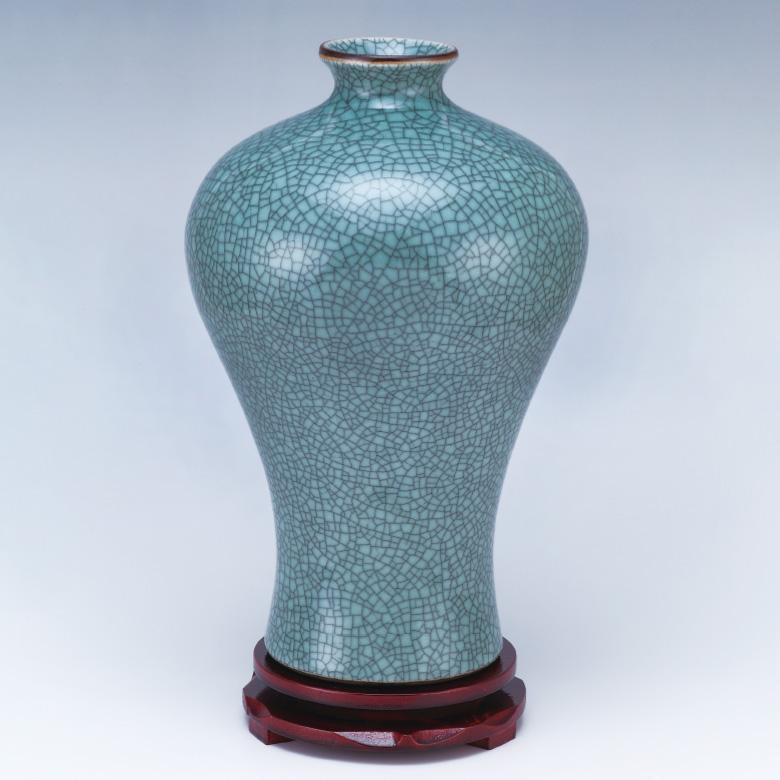 景徳鎮 青磁梅瓶 中国 陶磁器 工芸 - アートの友社 : ホーリ通信 Yahoo