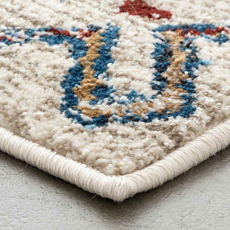 ELEMENTS ラグ マット 約 130×190cm ペルシャ 絨毯 風 アンティーク風