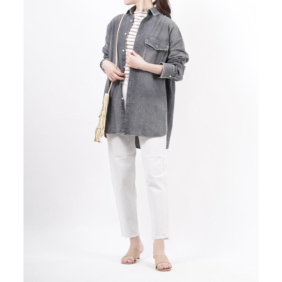 アッパーハイツ ビッグデニムシャツ オーバサイズシャツ THE FLUTTER