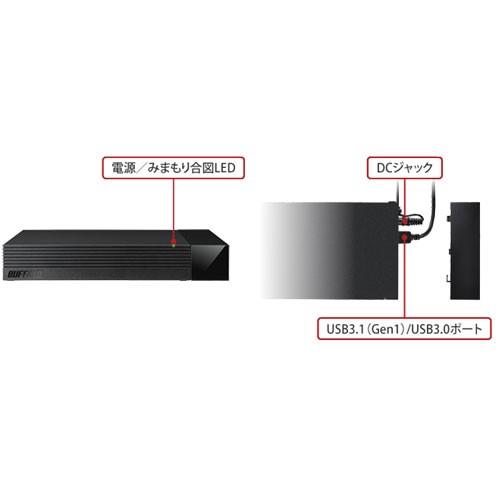 BUFFALO（バッファロー） 外付HDD HDV-LLD4U3BA/D [外付けHDD USB3.1