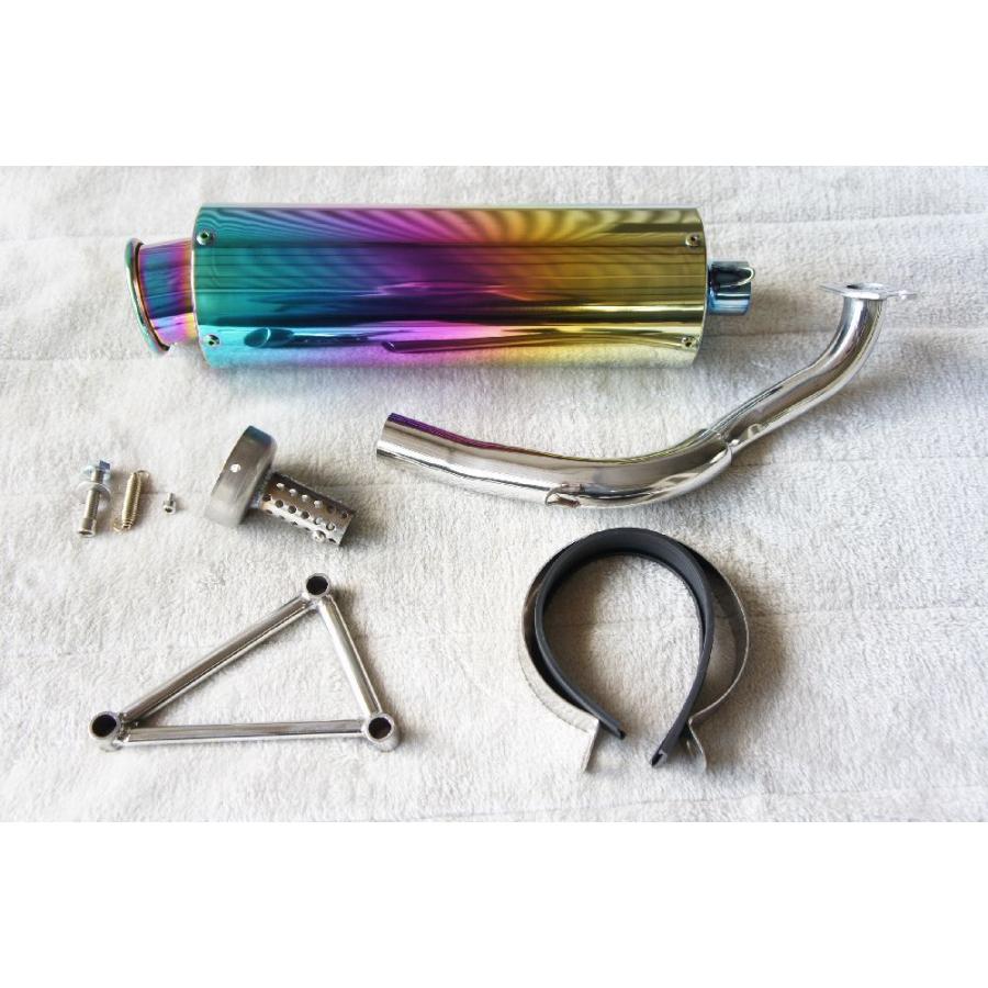 SA16J リモコンジョグ用 チタン風ステンレスマフラー JOG ZR