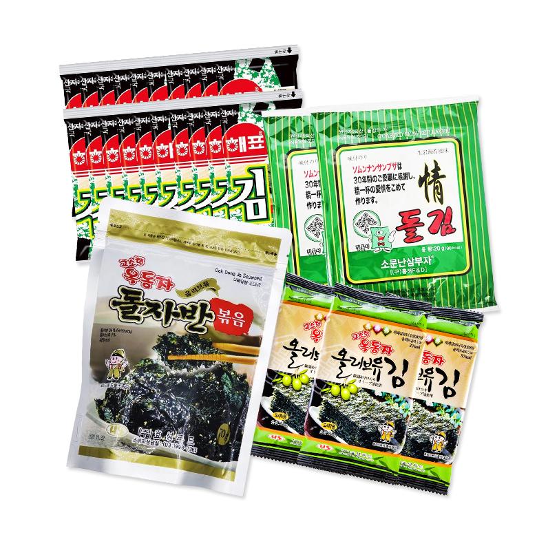 韓国海苔詰め合わせ 4種類セット : 食卓応援隊 - 通販 - Yahoo
