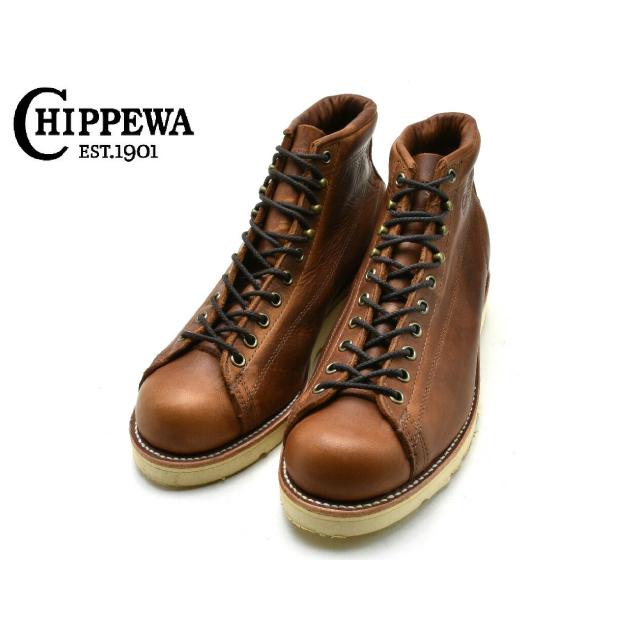 CHIPPEWA（チペワ） モンキーブーツ ブラウン 1901A99 レーストゥトゥ