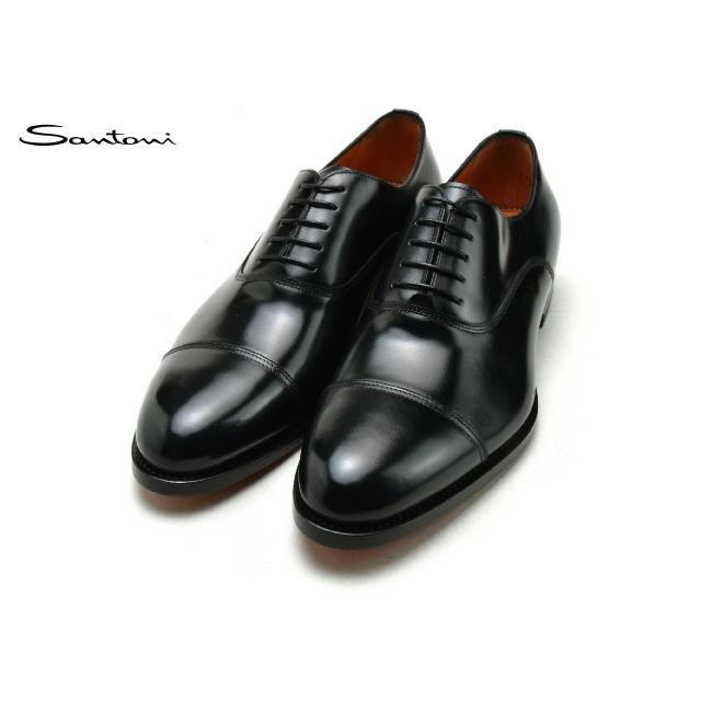 SANTONI（サントーニ） ストレートチップ ブラック 06435 メンズ