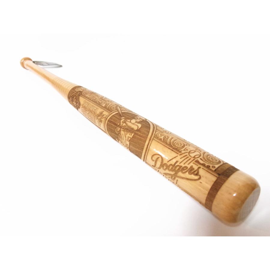 大谷翔平 ドジャース 木製 カービング ミニバット ベースボール MLB