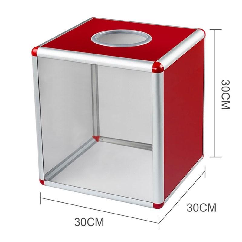 1面クリア アクリル抽選箱 抽選箱 投票箱 抽選ボックス アクリル 30cm