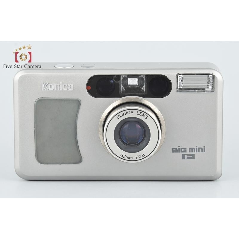 中古】KONICA コニカ BIG mini F シルバー コンパクトフィルムカメラ