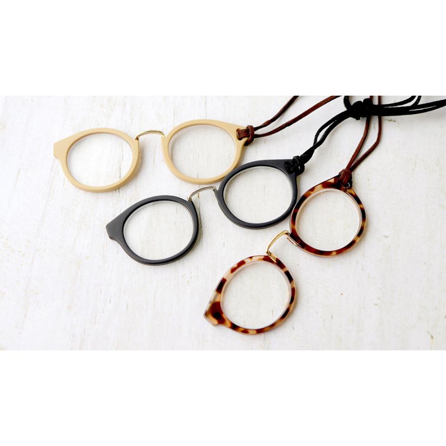 ルーペ メガネ 携帯 ペンダント ネックレス 拡大鏡 おしゃれ 作業用