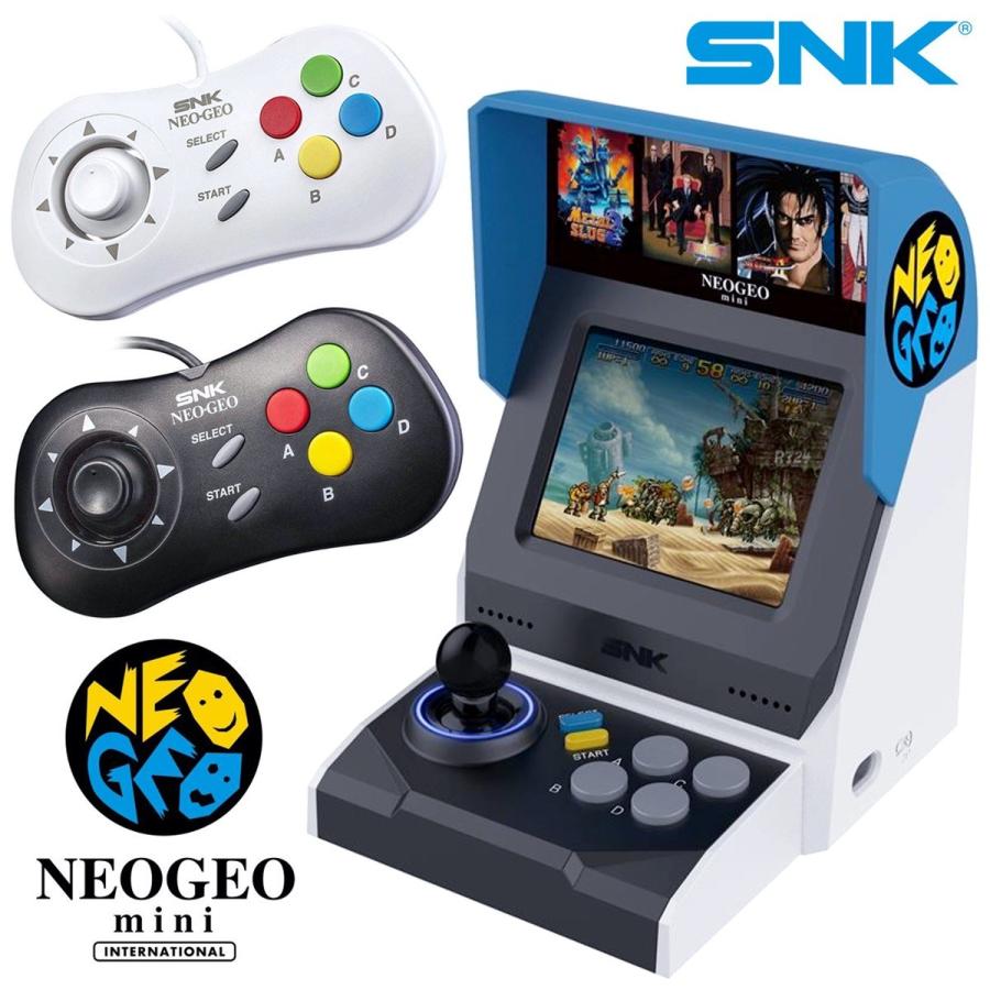 NEOGEO mini コントローラー2個、ケーブル、ACアダプターセット NEOGEO