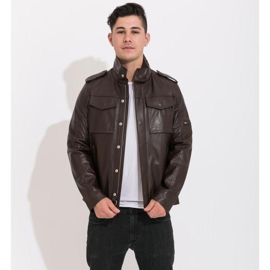 フリーダムレザー 革ジャン ラムレザー M-65 本革 レザージャケット