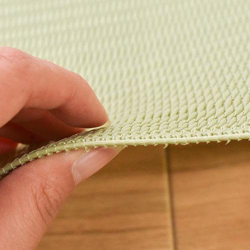 イケヒコ い草風PPカーペット ラグ 8畳 江戸間 348×352cm 日本製