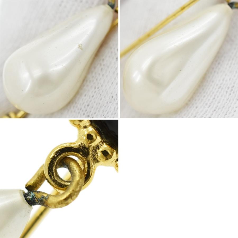 CHANEL（シャネル） クローバー ドロップパール ピンブローチ