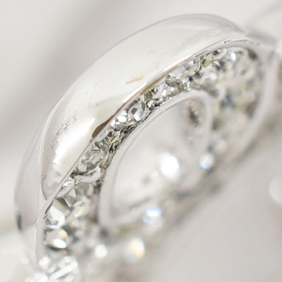 クリスチャンディオール Christian Dior ブローチ ロゴ ラインストーン