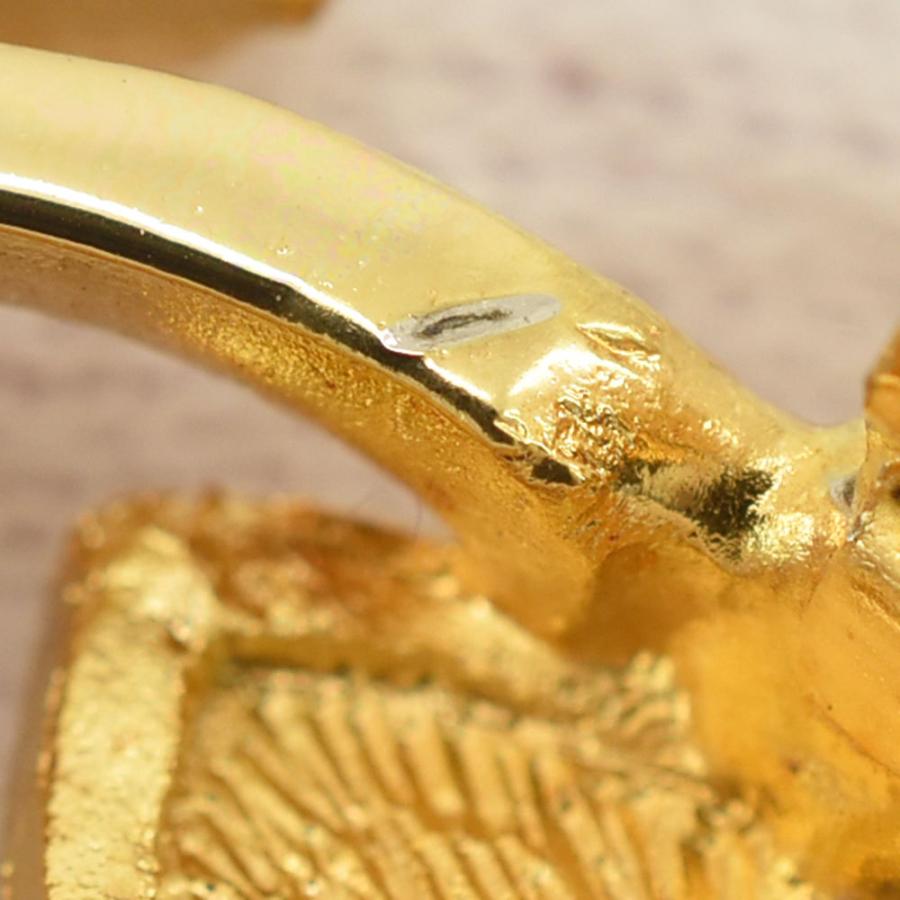 クリスチャンディオール Christian Dior ブローチ リーフ 葉っぱ