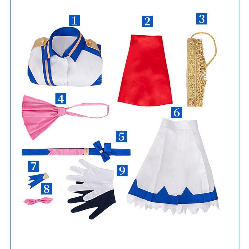 ウマ娘 プリティーダービー トウカイテイオー コスプレ衣装 ウィッグ