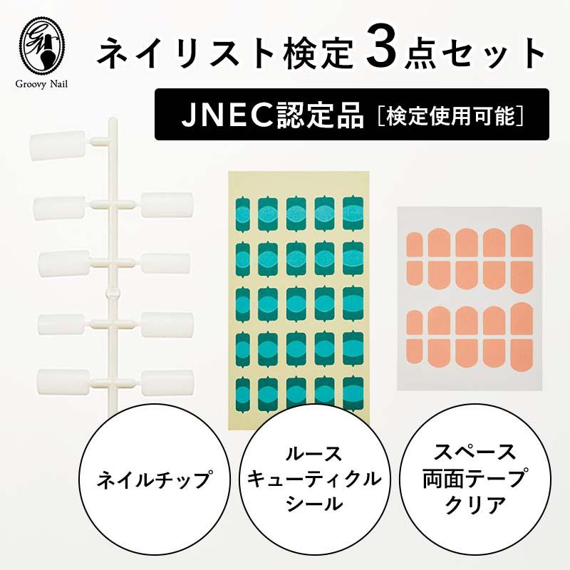 JNEC認定 STモデルハンド 3点セット ネイルチップ/ルース