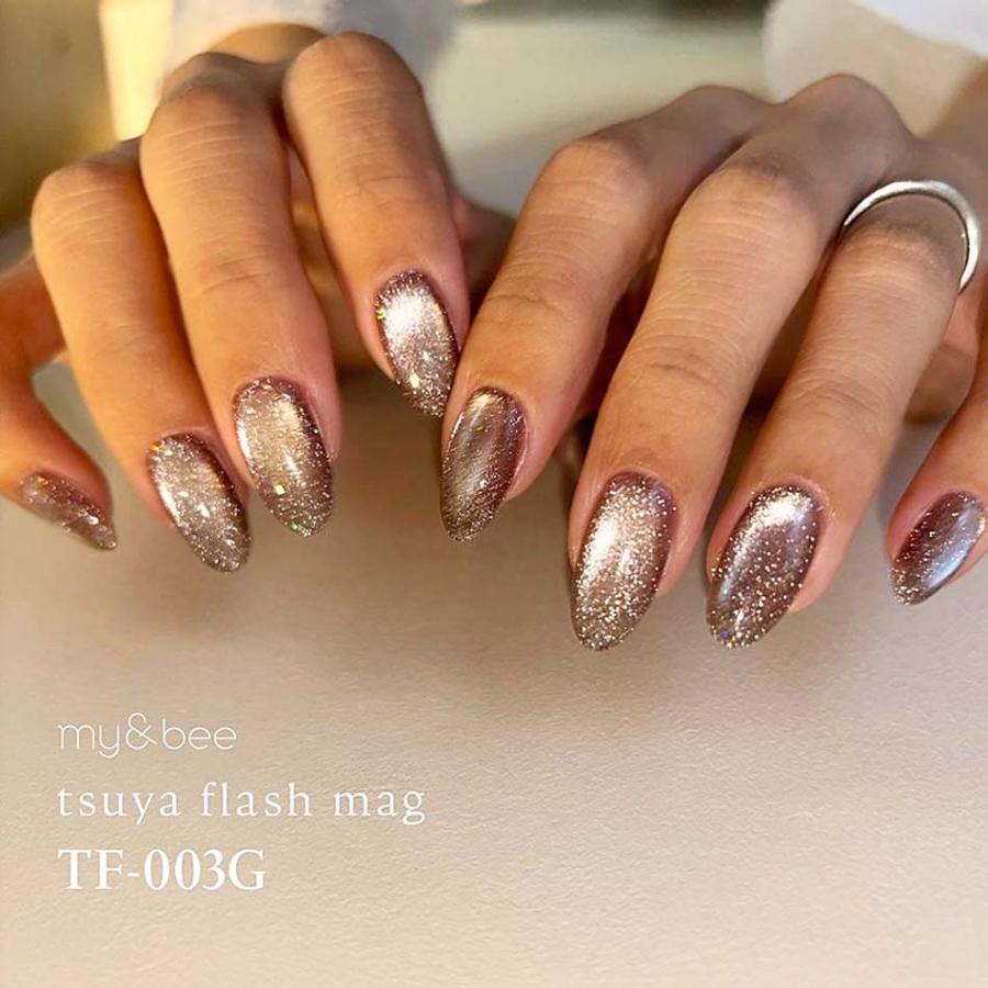 マイビー my&bee つやフラッシュマグ 全12色 TF-001G〜012G 8ml