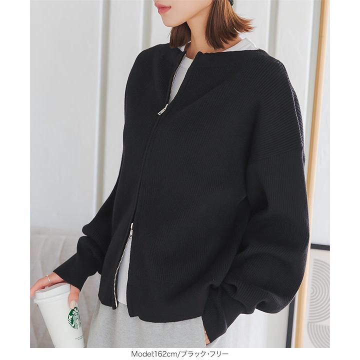 KOBE LETTUCE（神戸レタス） カーディガン レディース 黒 オフ
