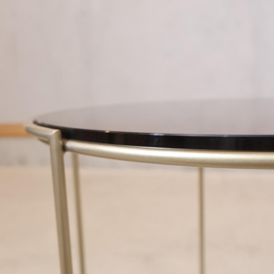 arflex アルフレックス CLIPS クリップス サイドテーブル 円形 ガラス