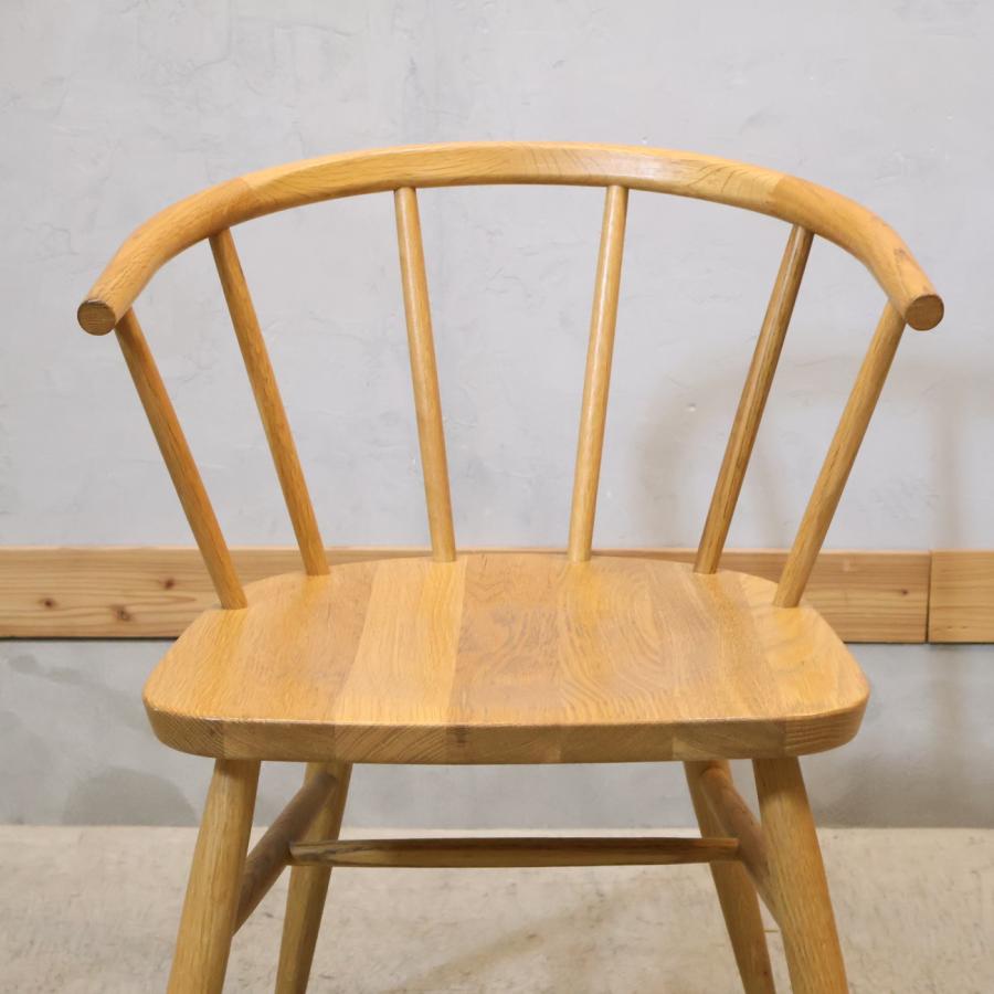 無印良品（MUJI） オーク無垢材 ダイニングチェア 2脚セット 北欧