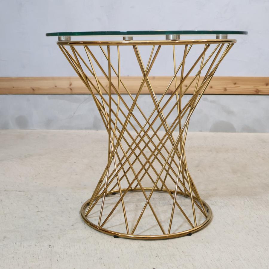 Francfranc（フランフラン） マーリア ガラス サイドテーブル リビング