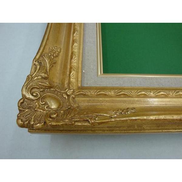 9232 F10号 ゴールド/シルバー 油絵額縁 油彩額縁 油絵用額縁 油彩用